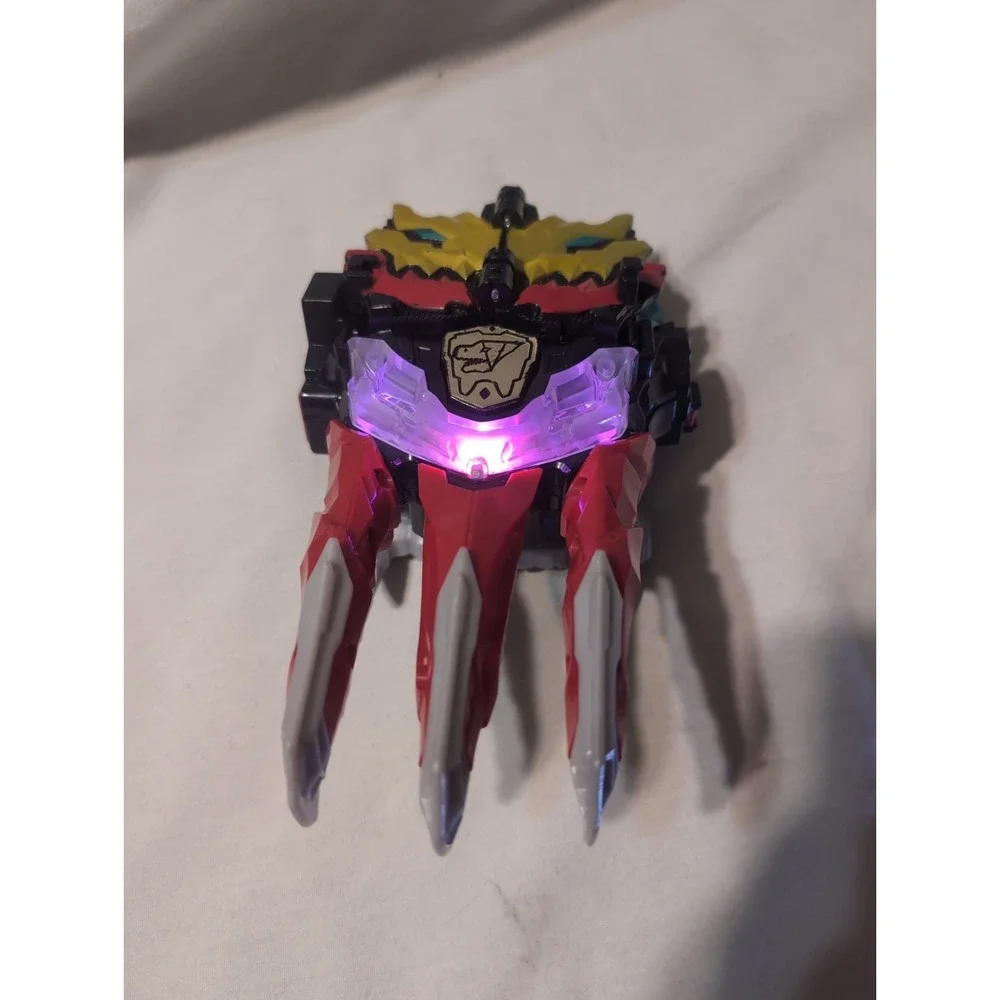 Power Rangers Dino Fury Dino Knight Morpher DX Changer Lights Sound WORKS